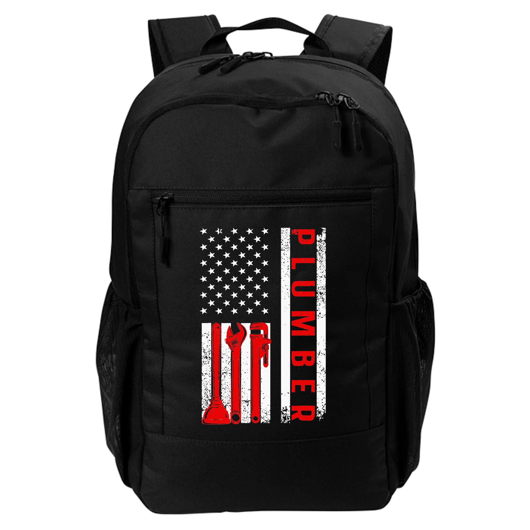 Funny Plumbing Design For  Master Plumber Handyman Backpack