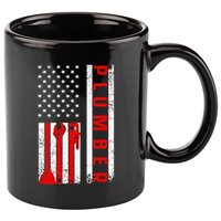 Funny Plumbing Design For  Master Plumber Handyman 11oz C Handle Ceramic Mug