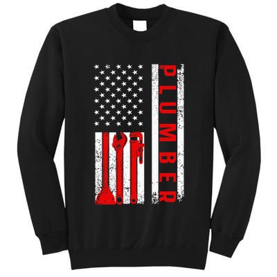 Funny Plumbing Design For  Master Plumber Handyman Tall Sweatshirt
