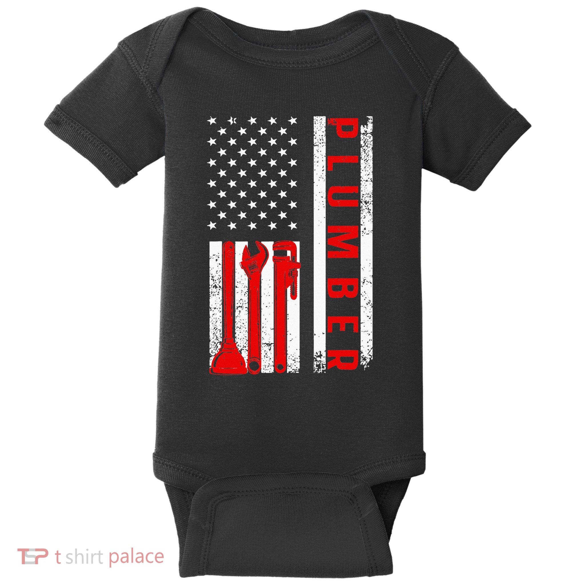 Funny Plumbing Design For  Master Plumber Handyman Baby Bodysuit