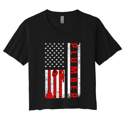 Funny Plumbing Design For  Master Plumber Handyman Crop Top