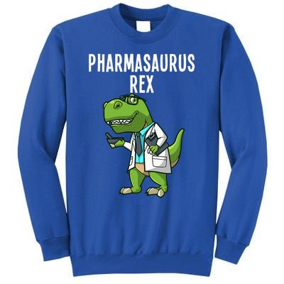 Funny Pharmacy Dinosaur Design For Women Pharmacists Tall Sweatshirt