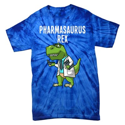 Funny Pharmacy Dinosaur Design For Women Pharmacists Tie-Dye T-Shirt