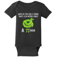 Funny Pi Day 3.14 Pithon Python Math Teachers Students Joke .Png Baby Bodysuit