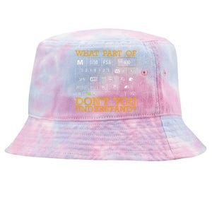 Funny Photography Design Women Photographer Instructors Tie-Dyed Bucket Hat