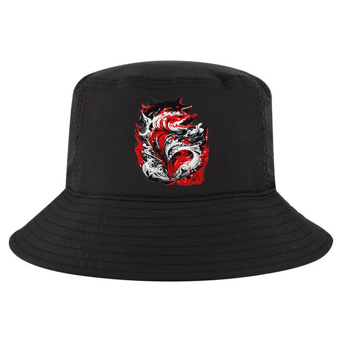 Fishing Power Dynamics Of Nature Jumping Salmon Angler Cool Comfort Performance Bucket Hat