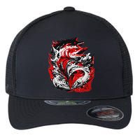 Fishing Power Dynamics Of Nature Jumping Salmon Angler Flexfit Unipanel Trucker Cap