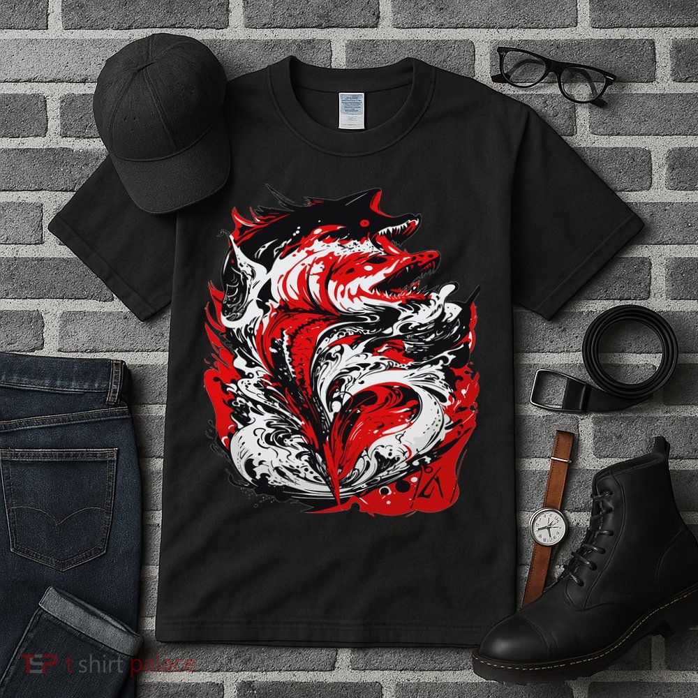 Fishing Power Dynamics Of Nature Jumping Salmon Angler Tall T-Shirt