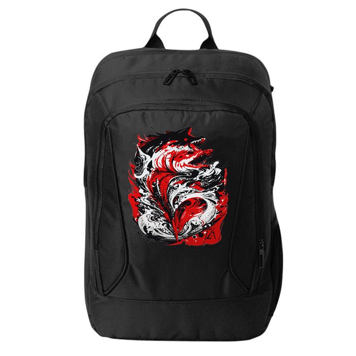Fishing Power Dynamics Of Nature Jumping Salmon Angler City Backpack