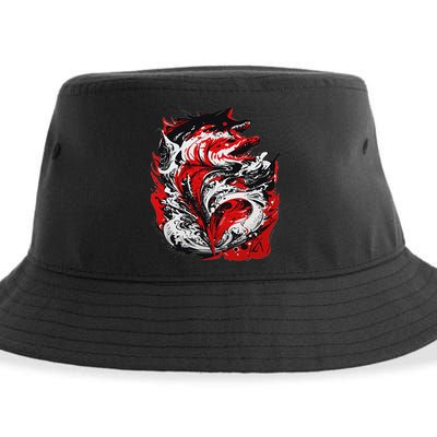 Fishing Power Dynamics Of Nature Jumping Salmon Angler Sustainable Bucket Hat