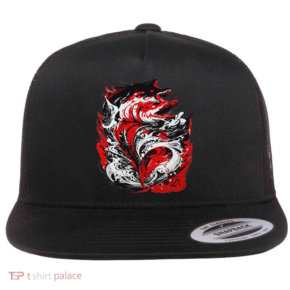 Fishing Power Dynamics Of Nature Jumping Salmon Angler Flatbill Hat
