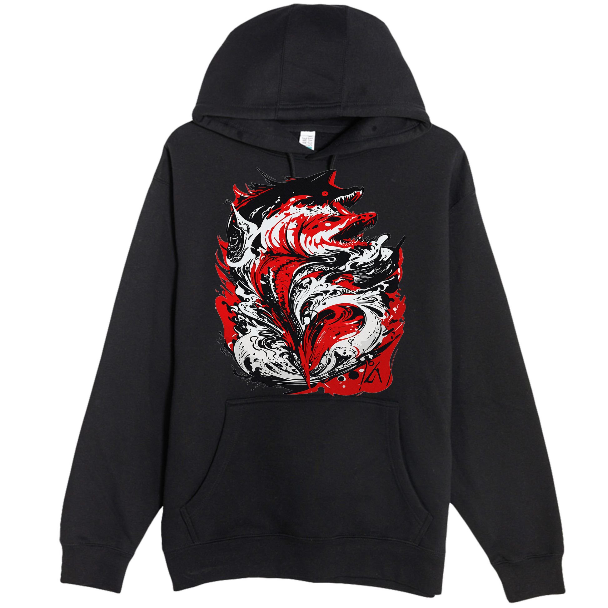Fishing Power Dynamics Of Nature Jumping Salmon Angler Premium Pullover Hoodie
