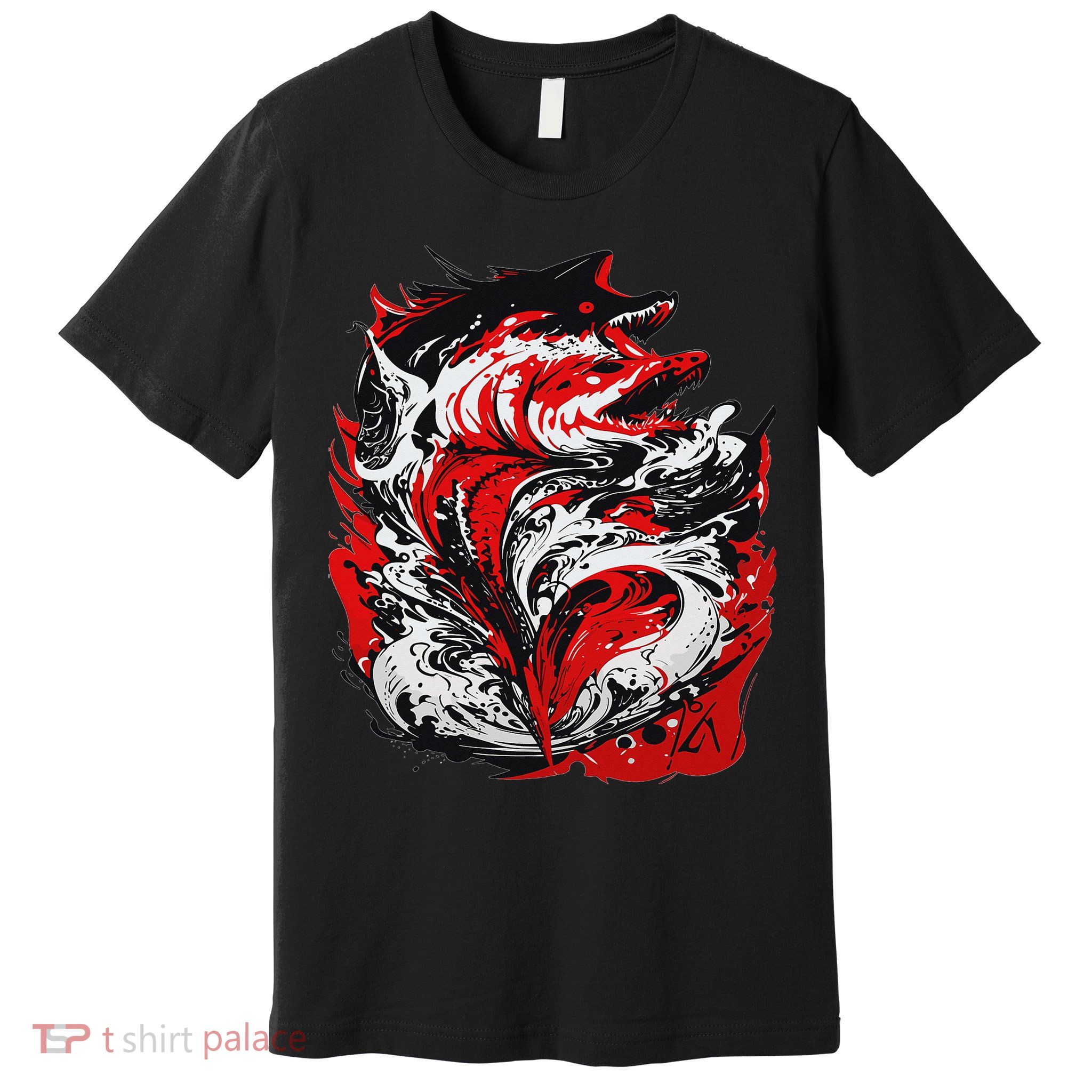 Fishing Power Dynamics Of Nature Jumping Salmon Angler Premium T-Shirt