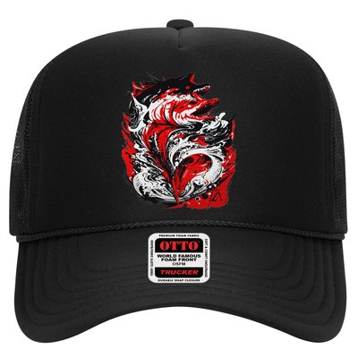 Fishing Power Dynamics Of Nature Jumping Salmon Angler Trucker Hat