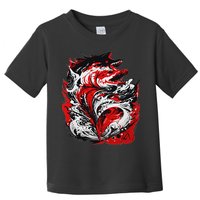 Fishing Power Dynamics Of Nature Jumping Salmon Angler Toddler T-Shirt