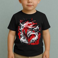 Fishing Power Dynamics Of Nature Jumping Salmon Angler Toddler T-Shirt