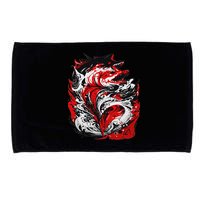 Fishing Power Dynamics Of Nature Jumping Salmon Angler Microfiber Hand Towel