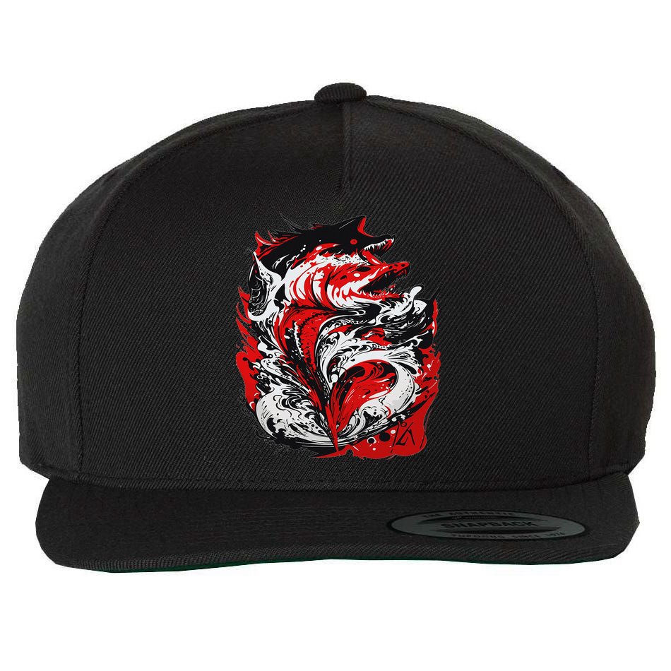Fishing Power Dynamics Of Nature Jumping Salmon Angler Wool Snapback Cap