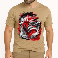 Fishing Power Dynamics Of Nature Jumping Salmon Angler Performance Shirt