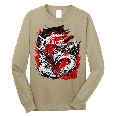 Fishing Power Dynamics Of Nature Jumping Salmon Angler Long Sleeve Shirt