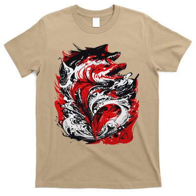 Fishing Power Dynamics Of Nature Jumping Salmon Angler T-Shirt