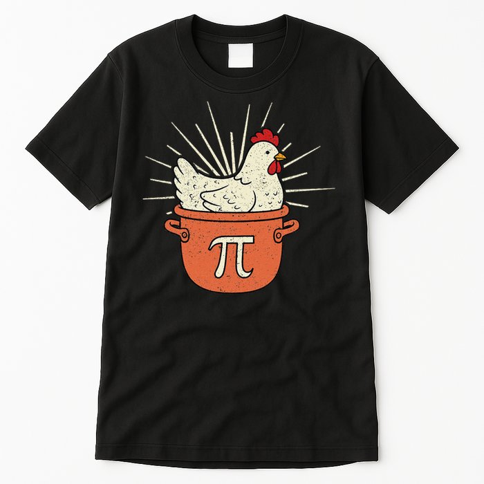 Funny Pi Day Chicken Pot Pi Tall T-Shirt