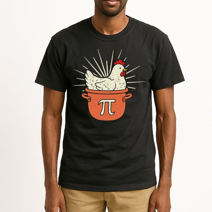Funny Pi Day Chicken Pot Pi Tall T-Shirt