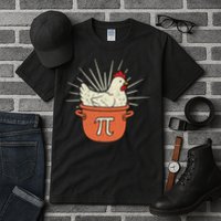 Funny Pi Day Chicken Pot Pi Tall T-Shirt