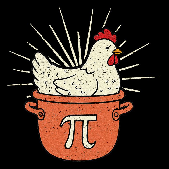 Funny Pi Day Chicken Pot Pi Tall T-Shirt