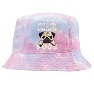 Funny Pug Dog Gifts for Just A Who Loves Pugs Tie-Dyed Bucket Hat