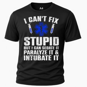 Funny Paramedic Design Emt Paramedic Ems Lover Cooling Performance Crew T-Shirt