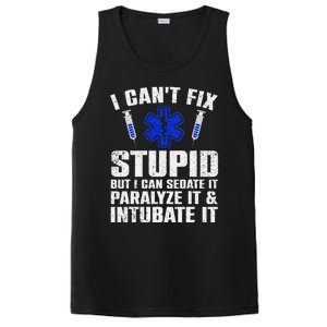 Funny Paramedic Design Emt Paramedic Ems Lover PosiCharge Competitor Tank