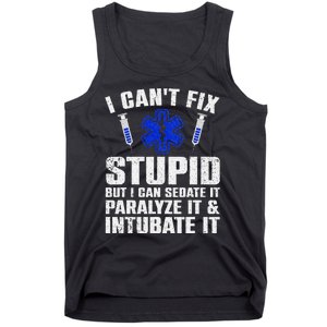 Funny Paramedic Design Emt Paramedic Ems Lover Tank Top