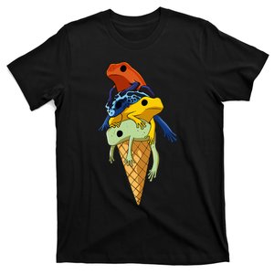 Funny Poison Dart Frogs Ice Cream T-Shirt