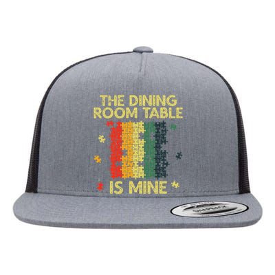 Funny Puzzle Design Jigsaw Puzzle Lover Flat Bill Trucker Hat