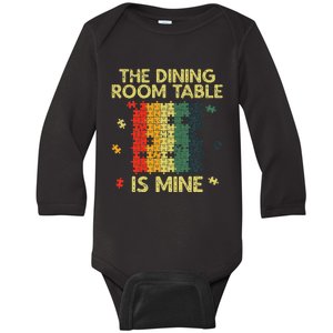 Funny Puzzle Design Jigsaw Puzzle Lover Baby Long Sleeve Bodysuit