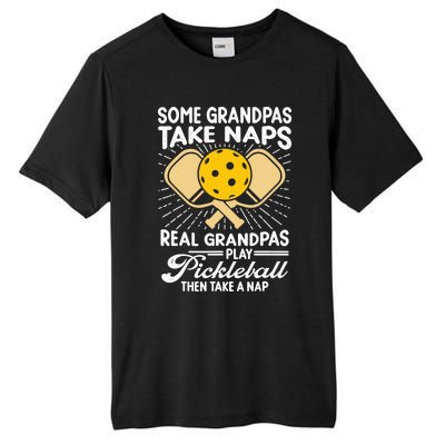 Funny Pickleball Design For Grandpa Pickleball Player Tall Fusion ChromaSoft Performance T-Shirt