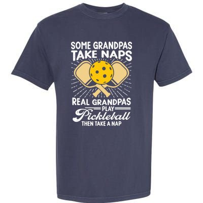 Funny Pickleball Design For Grandpa Pickleball Player Garment-Dyed Heavyweight T-Shirt