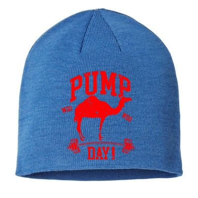 Funny Pump Day Hump Day Camel Weight Lifting Training Gym Great Gift Sustainable Beanie