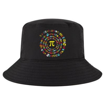 Funny Pi Day Spiral Pi Math Tee For Pi Day 3 14 Cool Comfort Performance Bucket Hat