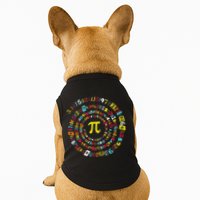 Funny Pi Day Spiral Pi Math Tee For Pi Day 3 14 Doggie Tank
