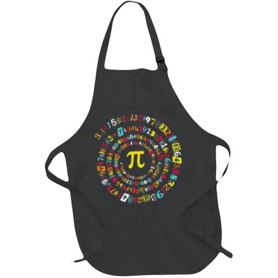 Funny Pi Day Spiral Pi Math Tee For Pi Day 3 14 Apron