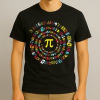 Funny Pi Day Spiral Pi Math Tee For Pi Day 3 14 T-Shirt