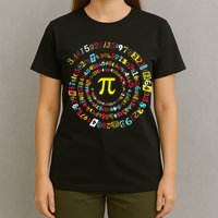 Funny Pi Day Spiral Pi Math Tee For Pi Day 3 14 T-Shirt
