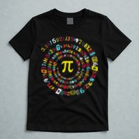 Funny Pi Day Spiral Pi Math Tee For Pi Day 3 14 T-Shirt