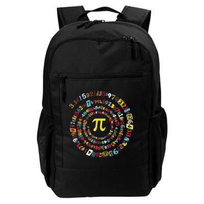 Funny Pi Day Spiral Pi Math Tee For Pi Day 3 14 Backpack