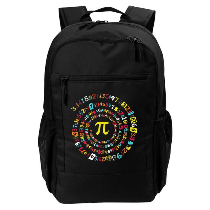 Funny Pi Day Spiral Pi Math Tee For Pi Day 3 14 Backpack