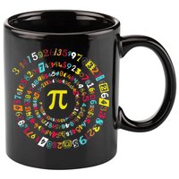 Funny Pi Day Spiral Pi Math Tee For Pi Day 3 14 11oz C Handle Ceramic Mug