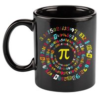 Funny Pi Day Spiral Pi Math Tee For Pi Day 3 14 11oz C Handle Ceramic Mug