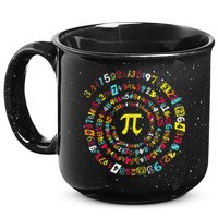 Funny Pi Day Spiral Pi Math Tee For Pi Day 3 14 15oz Campfire Ceramic Mug